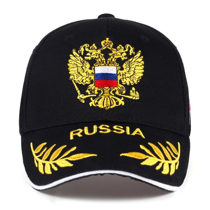 Russian Emblem Embroidered Snapback Baseball Cap