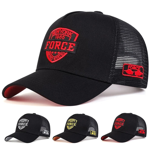Fashion Letter Breathable Hip Hop Baseball Cap