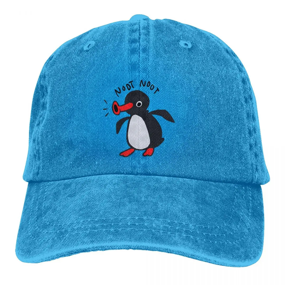 Noot Pingu Penguin Snapback Baseball Cap