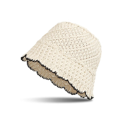 Foldable Solid Edge Sun Bucket Hat