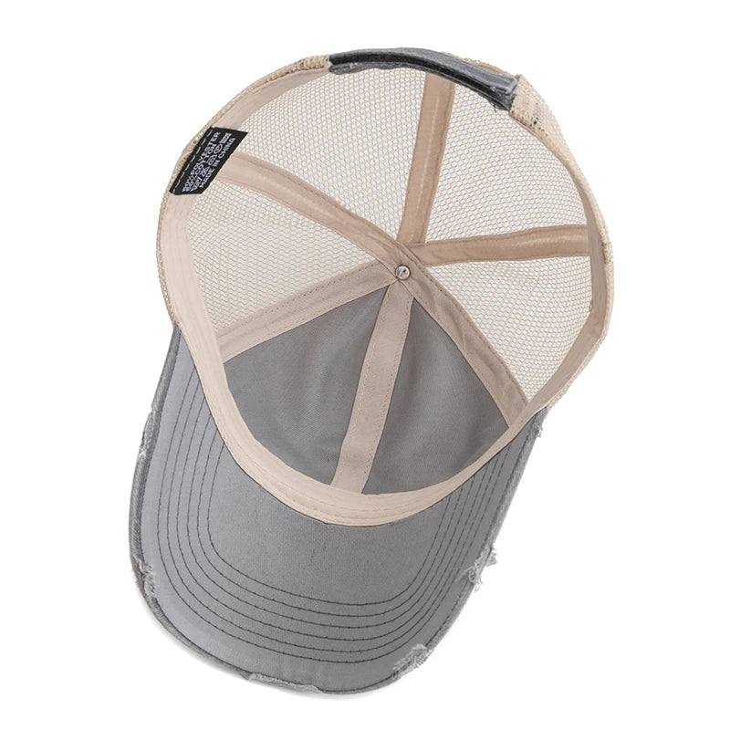 Unisex Washed Cotton Trucker Cap