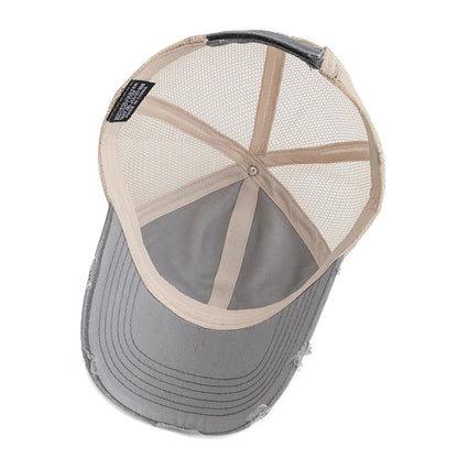 Unisex Washed Cotton Trucker Cap