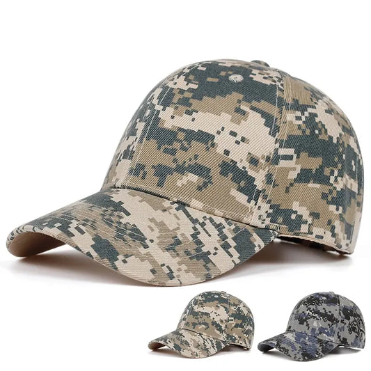 Unisex Light Plate Army Camouflage Baseball Caps