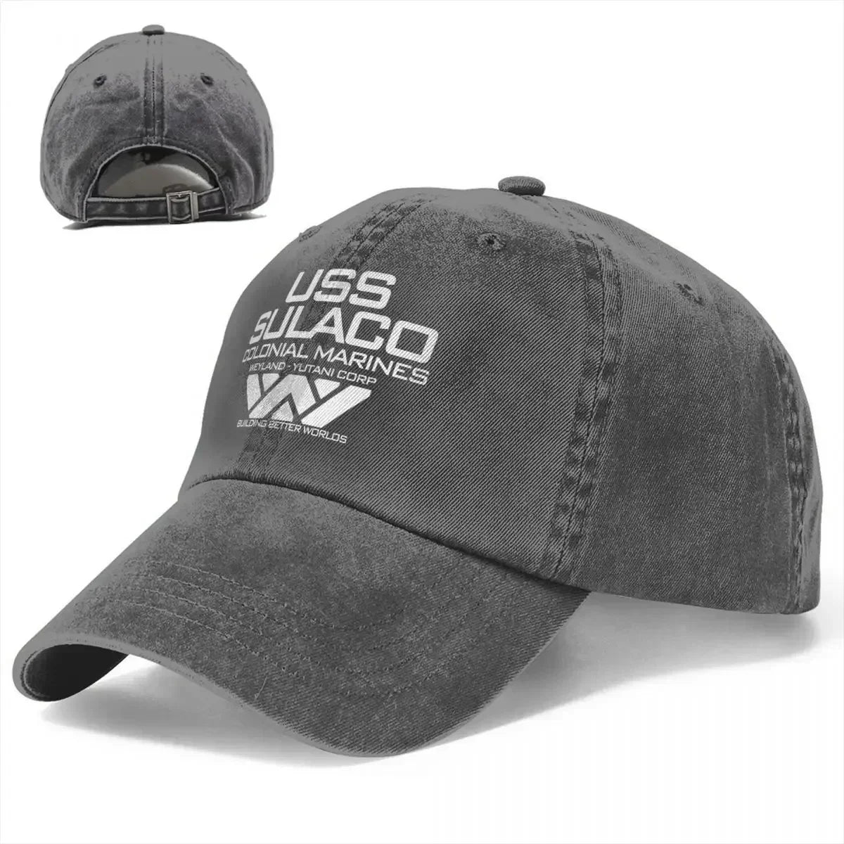 Vintage Nostromo Alien Colonial Marines Snapback Baseball Cap