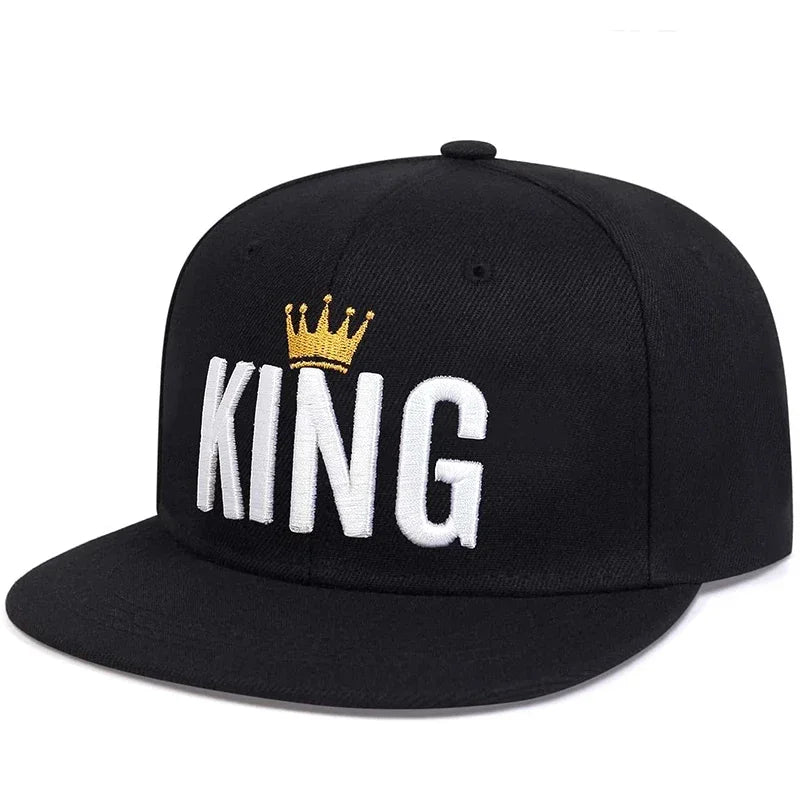 Unisex King Crown Embroidery Hip Hop Baseball Cap