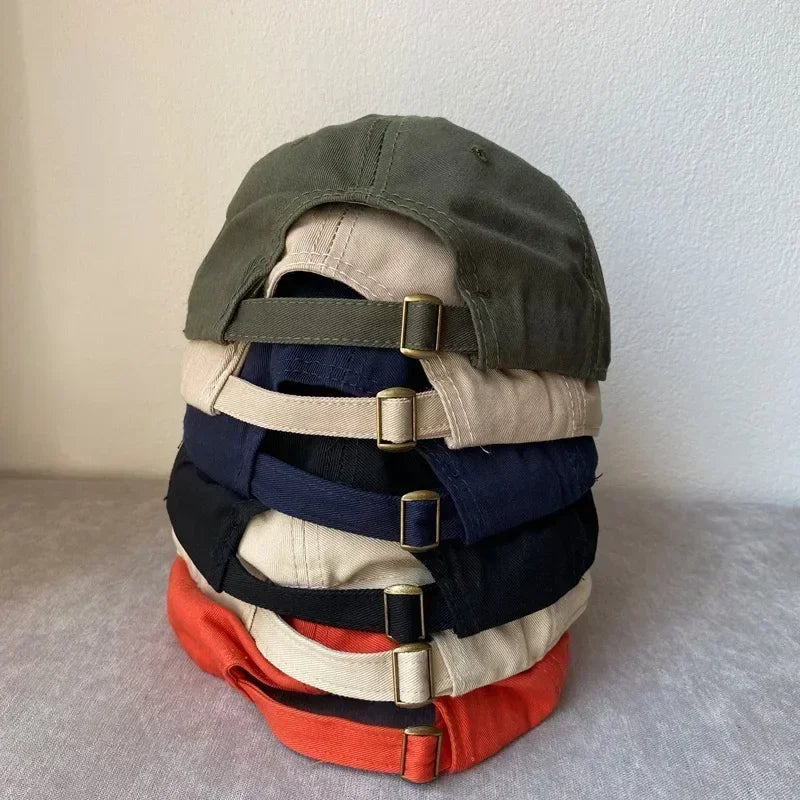 Simple Solid Color Cotton Baseball Cap