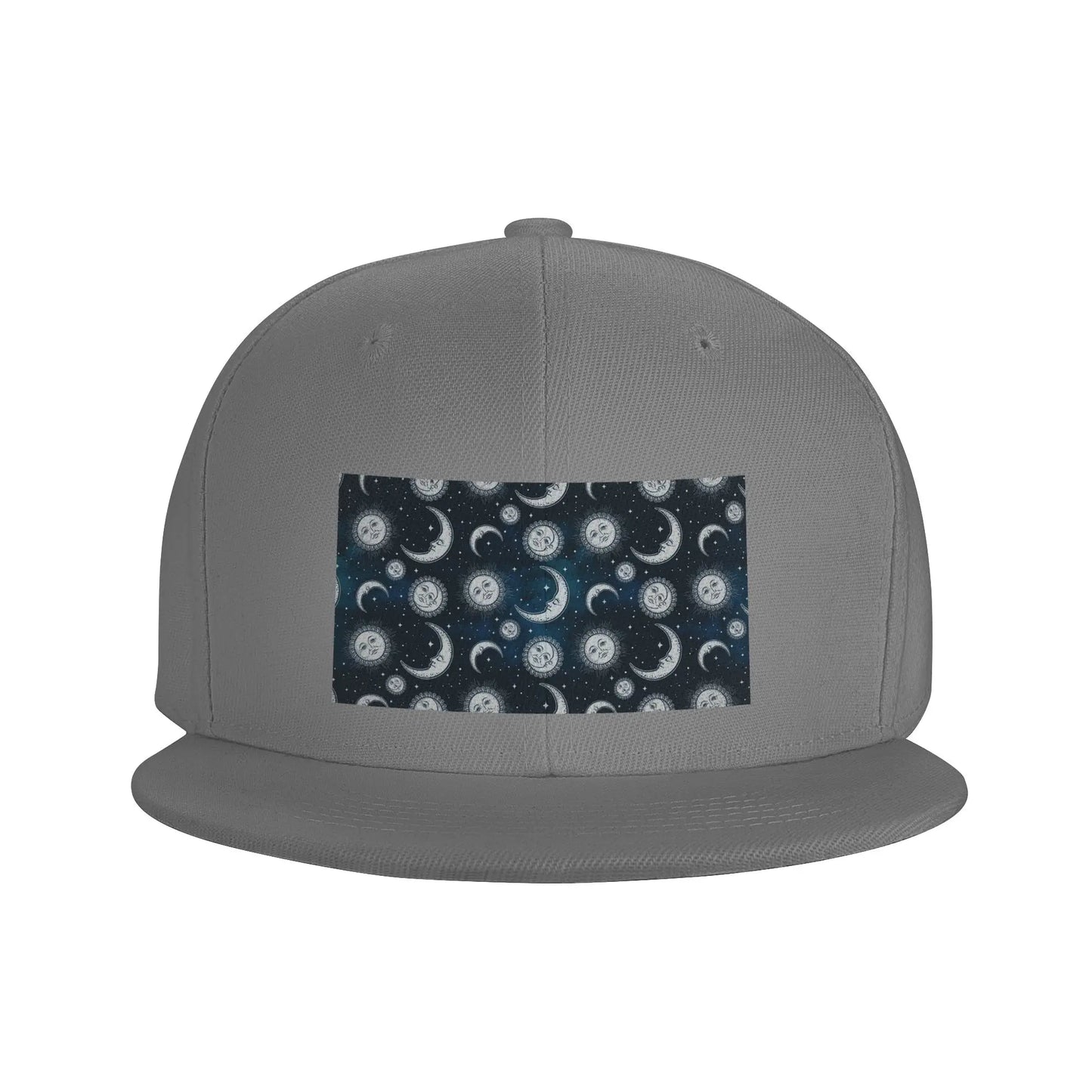 Celestial Mystic Sun Moon Snapback Cap
