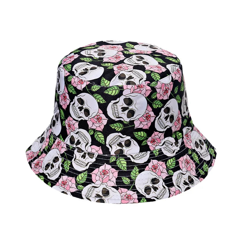 Ghost Head Hole Fisherman Hat