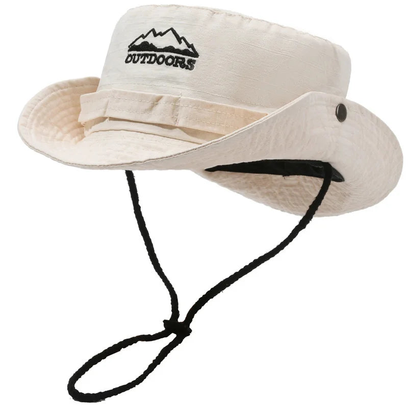 Wide Brim UV Protection Bucket Hat