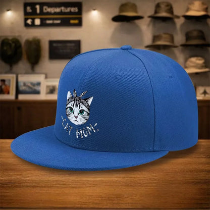 Cat Mom Bandana Graphic Street Snapback Cap