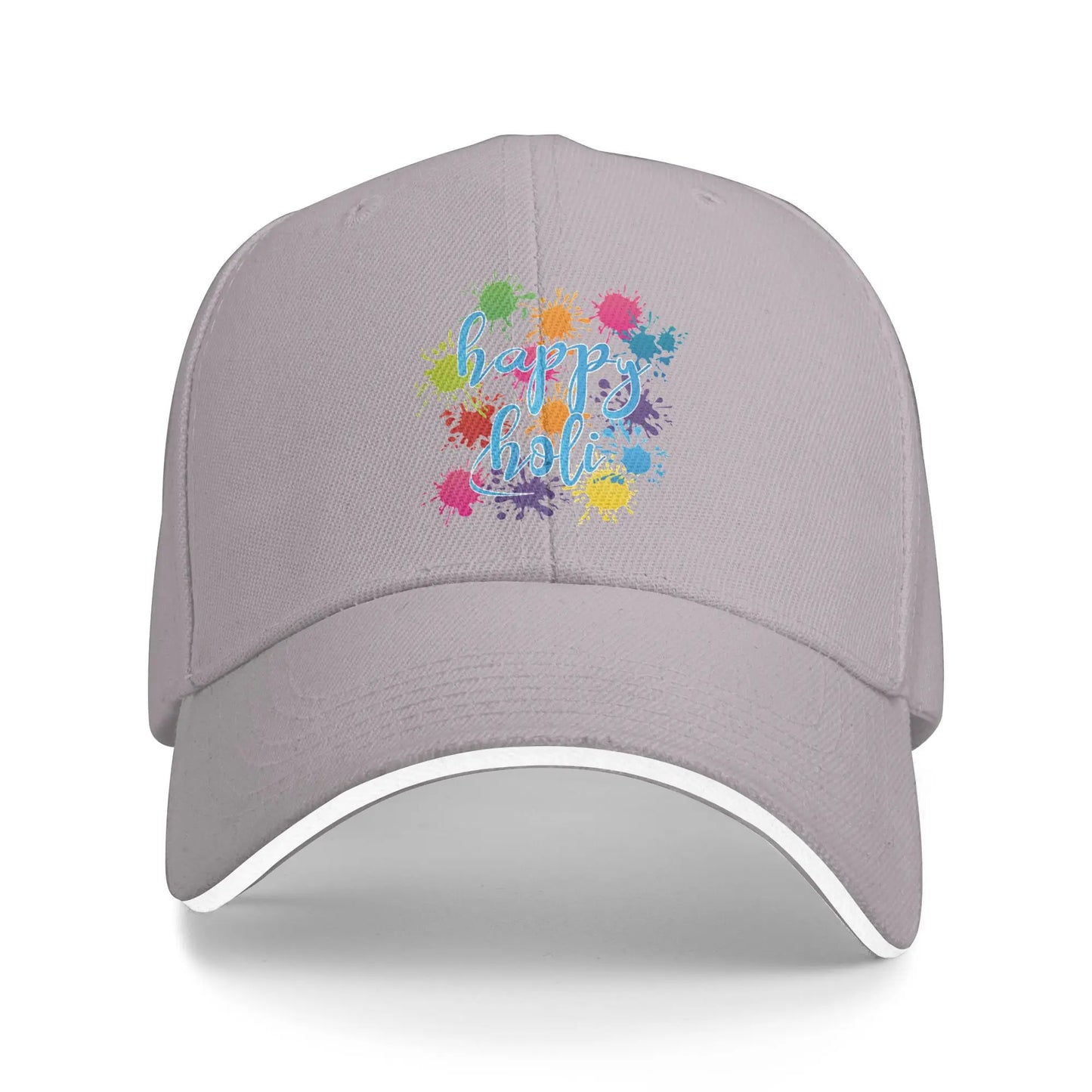 Happy Holi Color Festival Custom Baseball Cap