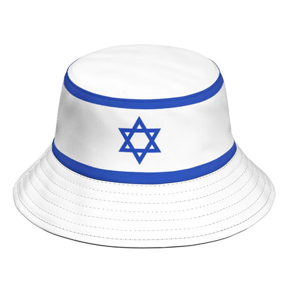 Israel Flag Custom Print Bucket Hat