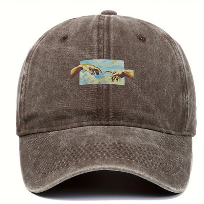 Unisex Vintage Printed Baseball Cap
