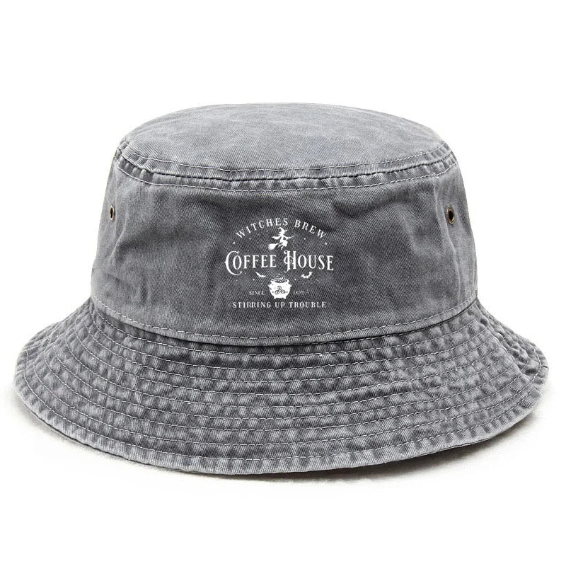 Custom Witches Brew Vintage Cotton Bucket Hat