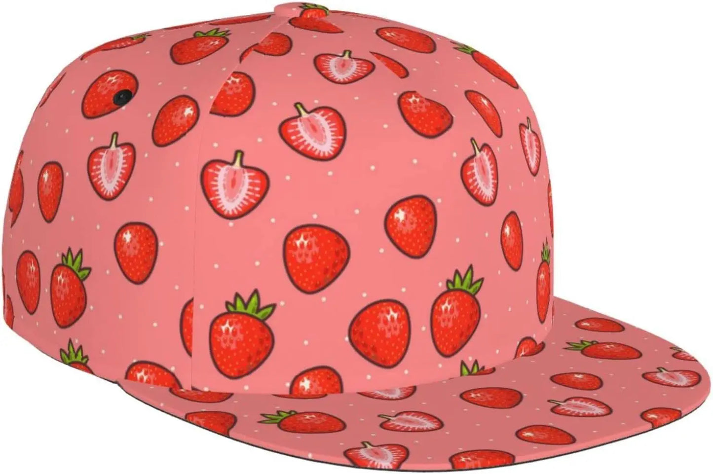 Pink Strawberry Baseball Cap