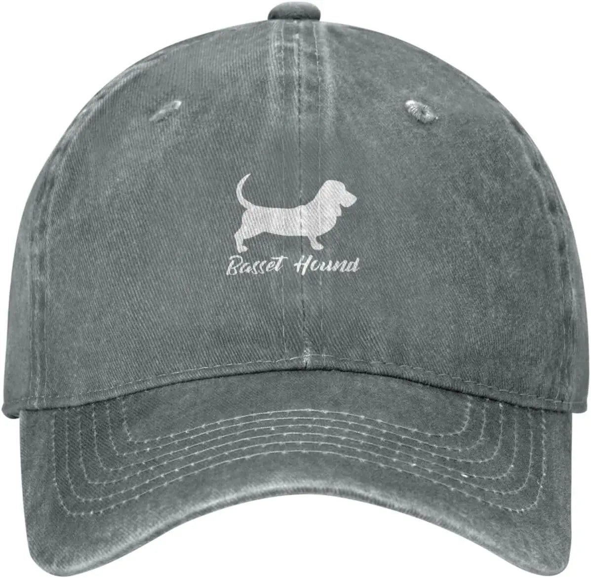 Casual Cotton Basset Hound Silhouette Baseball Cap