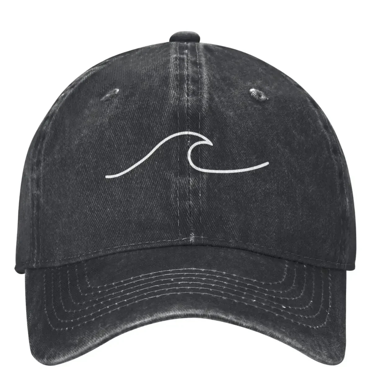 Wave Ripple Simple Logo Trucker Baseball Cap