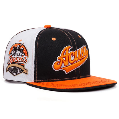 Acusa Letter Embroidery Retro Snapback Cap