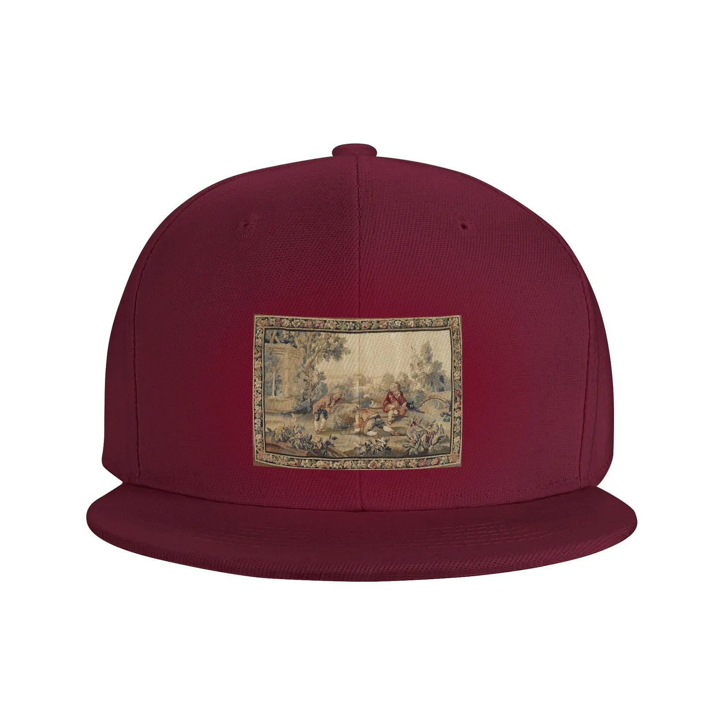 Aubusson Antique French Tapestry Print Snapback Cap