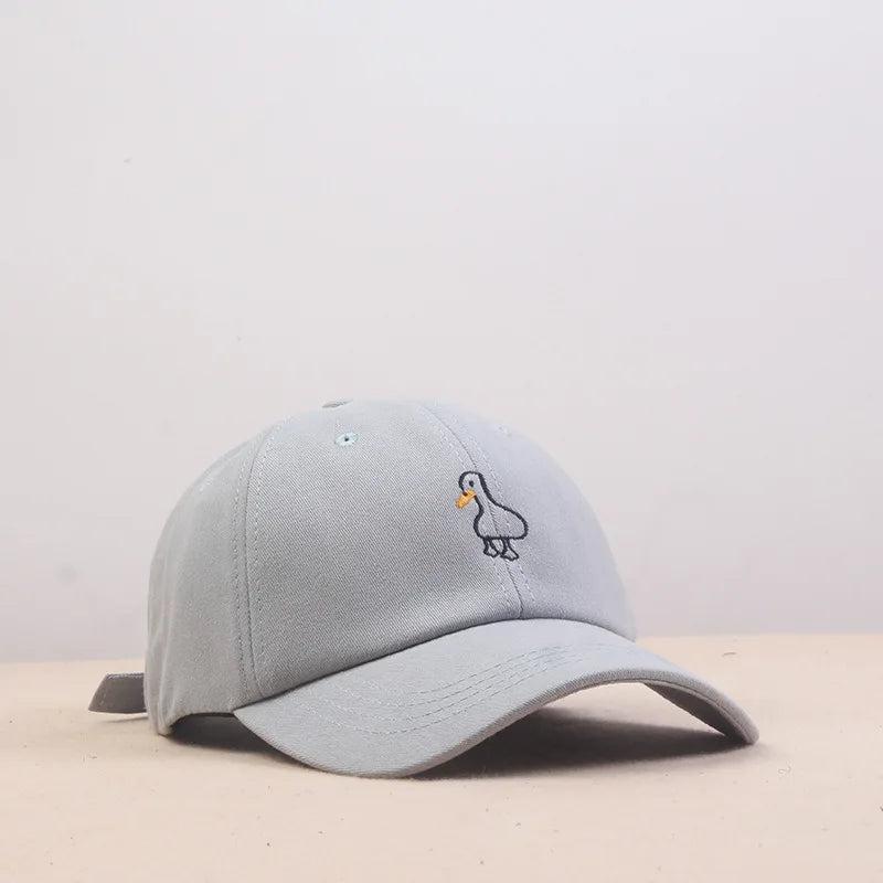 Duck Embroidered Casual Couple Baseball Cap
