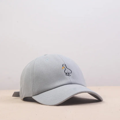 Duck Embroidered Casual Couple Baseball Cap