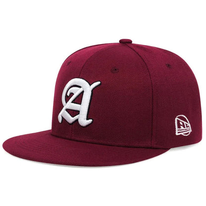 Unisex Personality A Letter Embroidery Hip-hop Hats