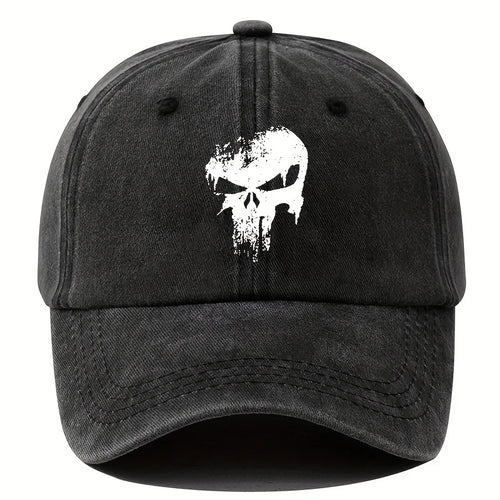 Fashion Skull Print Outdoor Sun Protection Baseball Cap