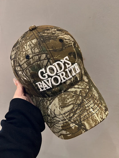 Women's Camo 3D Embroidery Baseball Cap