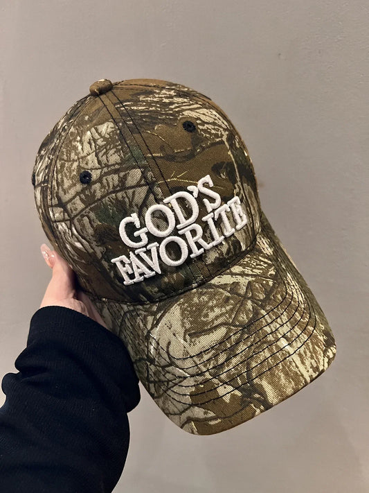 Women's Camo 3D Embroidery Baseball Cap