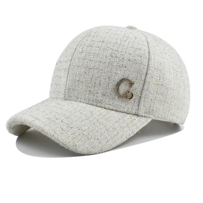 Metal M Patch Elegant Baseball Cap