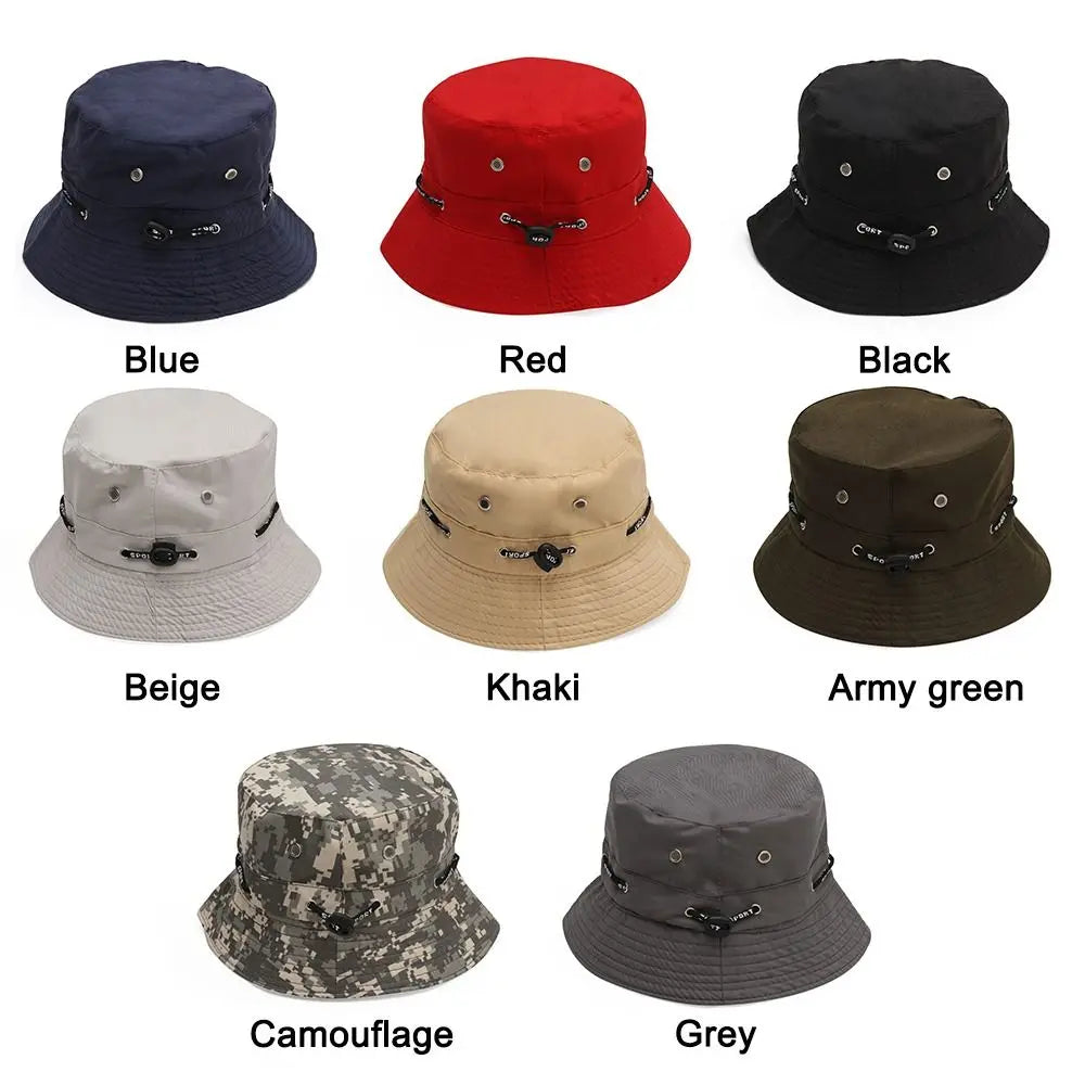 Unisex Summer Sunscreen Packable Casual Bucket Hat