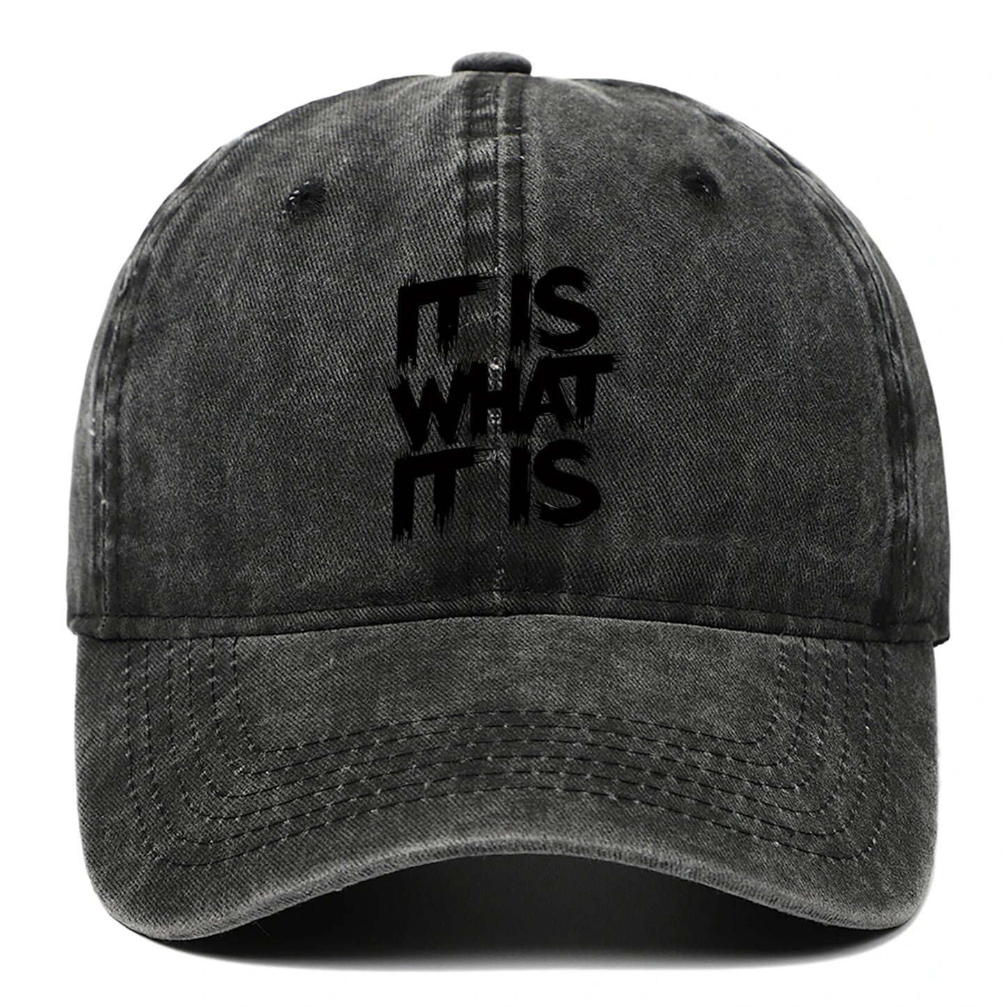Black Letter Print Casual Street Baseball Cap