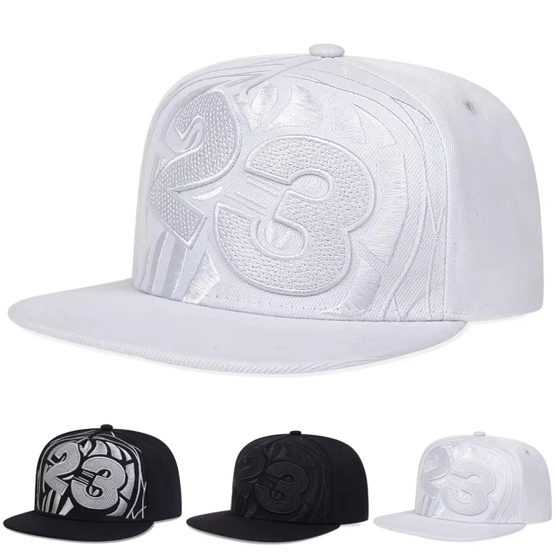Unisex 23 Basketball Embroidery Hip-hop Hats
