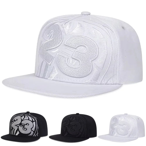 Unisex 23 Basketball Embroidery Hip-hop Hats