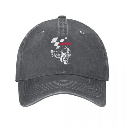 Moto GP Super Bikes Vintage Racing Baseball Cap