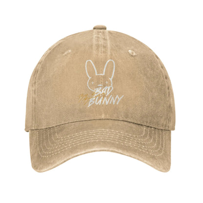 Bad Bunny Puerto Rican Flag Casual Snapback Baseball Cap
