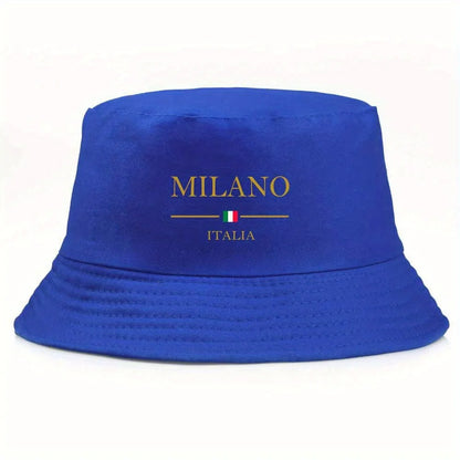 Unisex “MILANO” Printed Streetwear Fisherman Hat