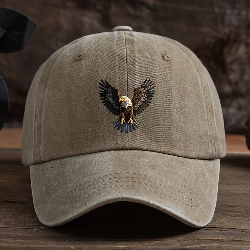 Winged Eagle Print Hip Hop Baseball Cap
