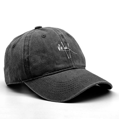 Relax Print Adjustable Mesh Snapback Baseball Cap