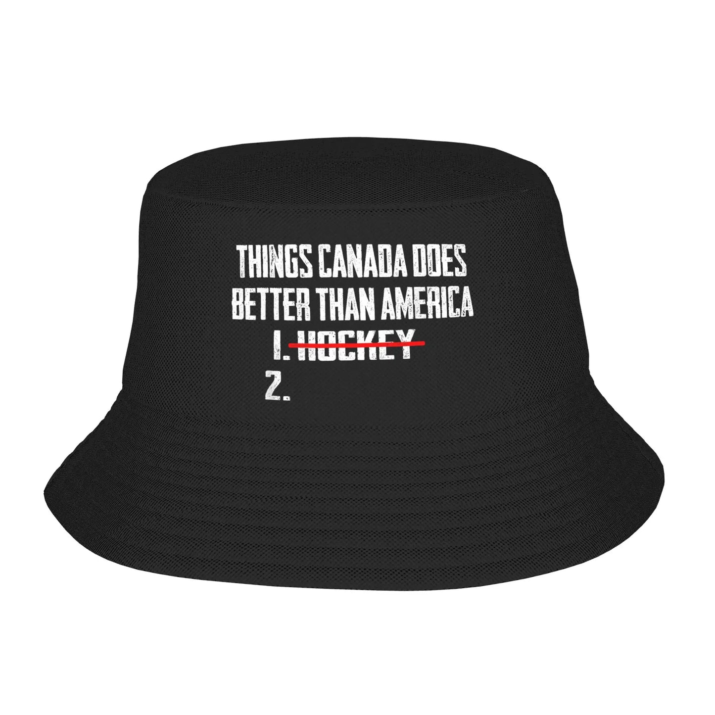 Canada Hockey Graphic Summer Fisherman Bucket Hat