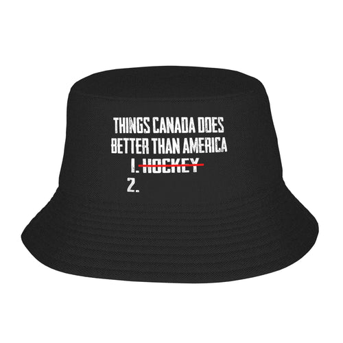 Canada Hockey Graphic Summer Fisherman Bucket Hat