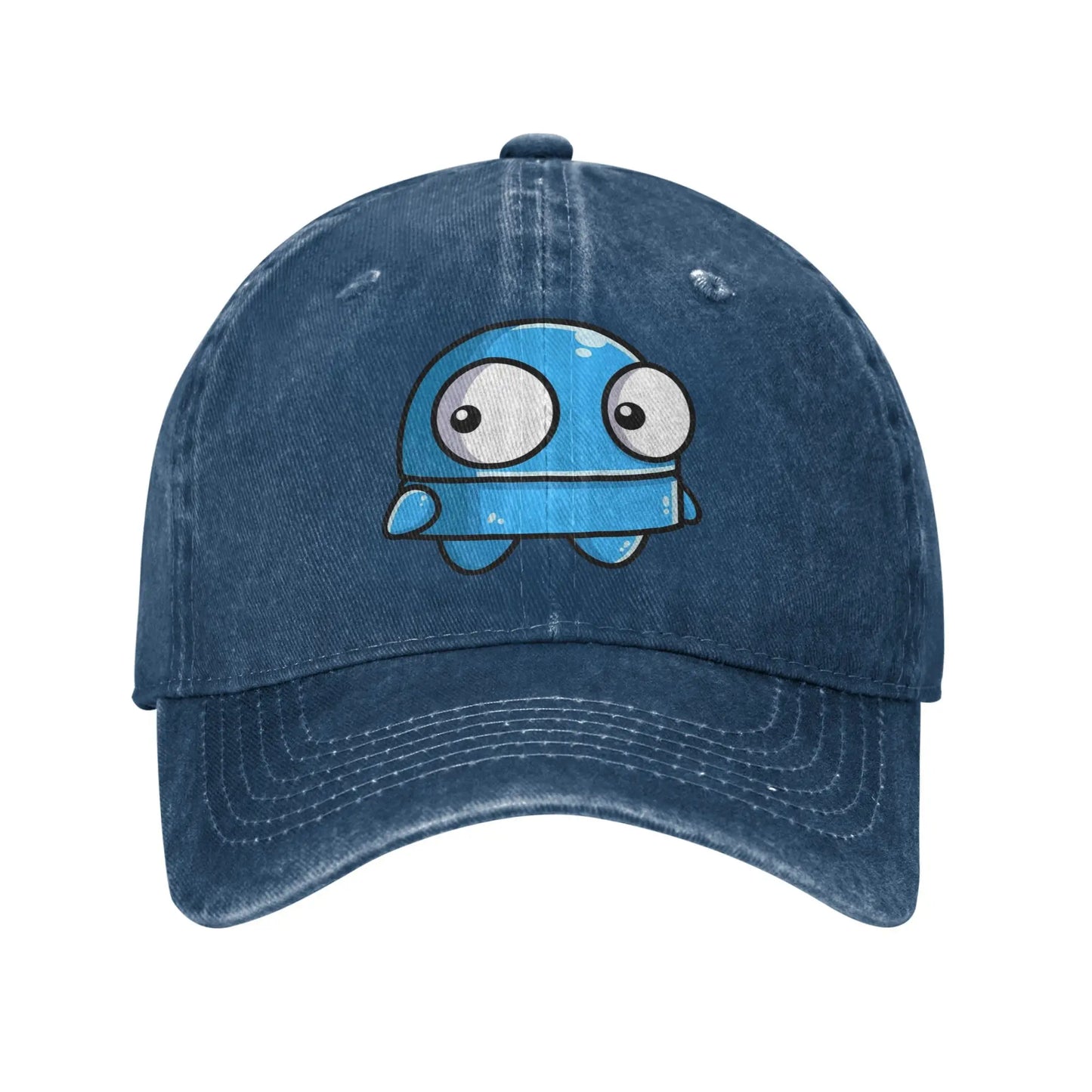 Vintage REPO Robot Horror Anime Denim Baseball Cap