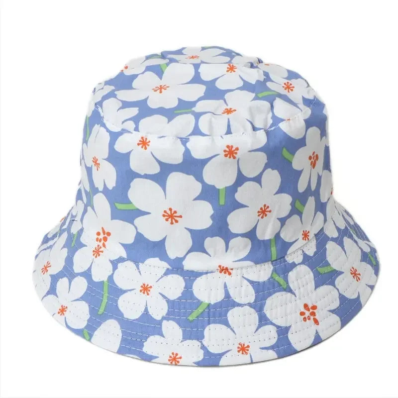 Cotton Print Four Seasons Bucket Hat