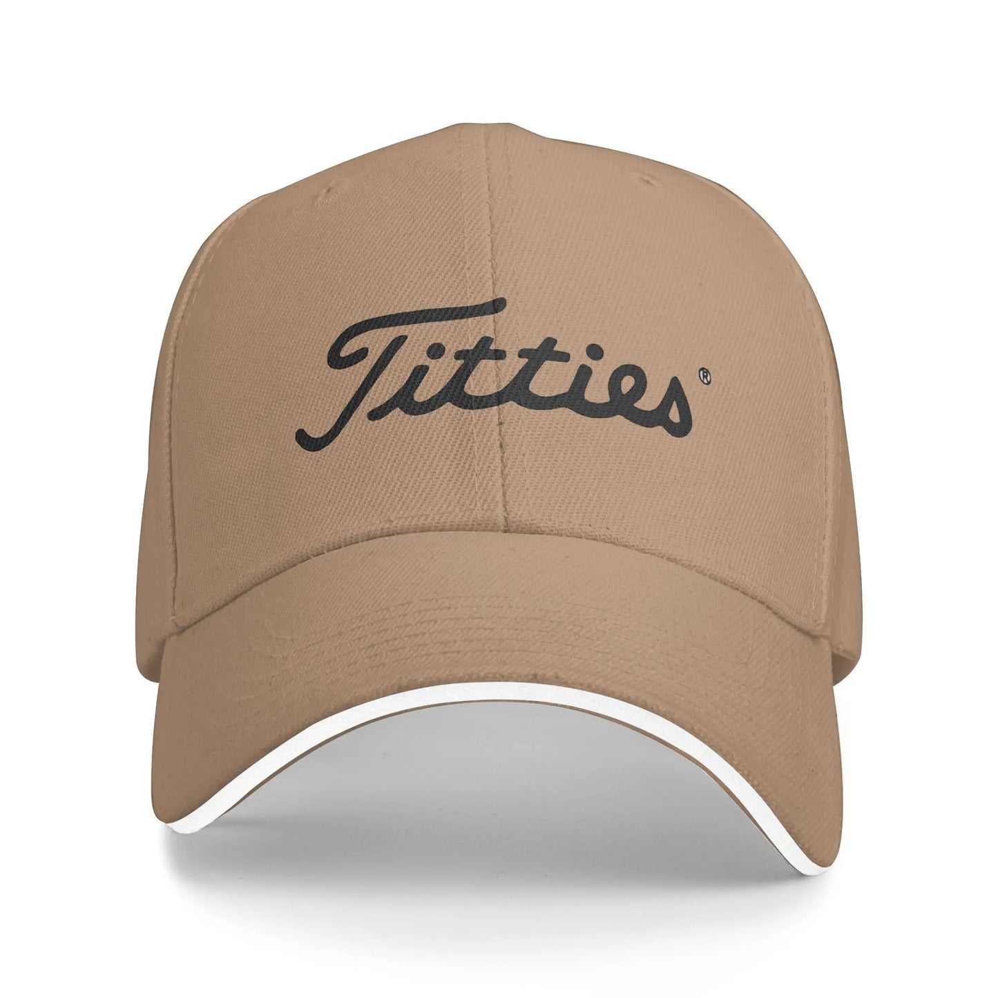 Funny Golf Ball Logo Y2K Baseball Cap
