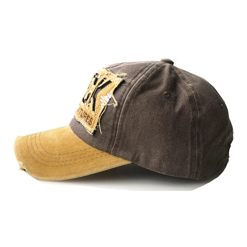 High Quality Letter ROCK Embroidery Cotton Baseball Cap