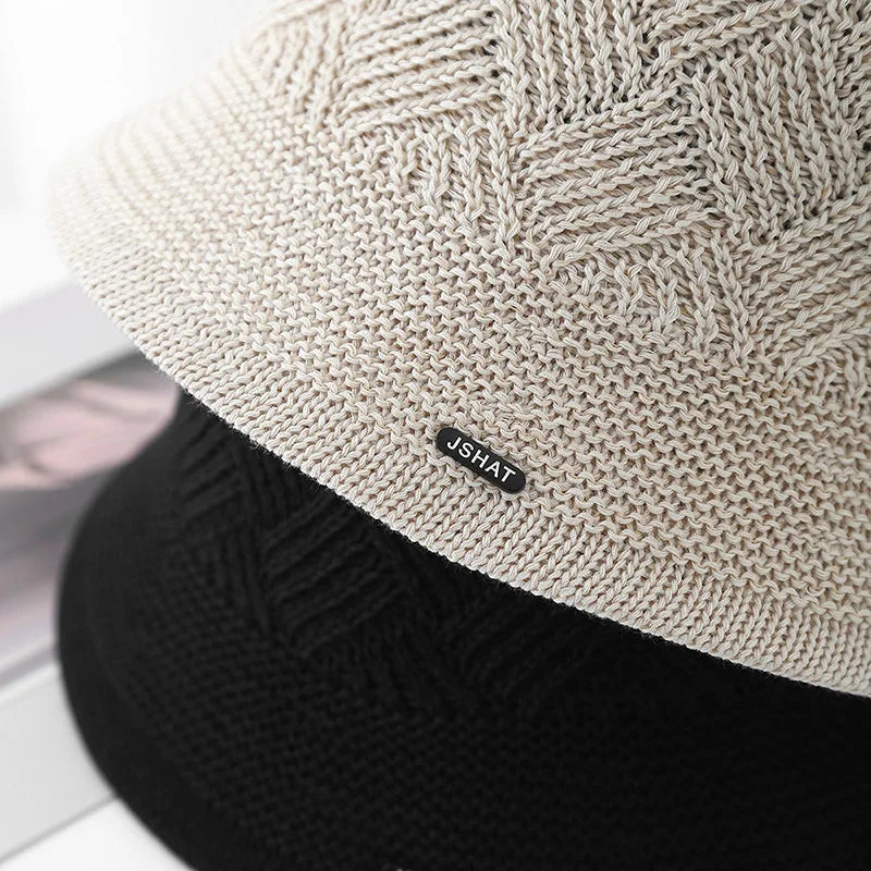 Women’s Retro Knit Bucket Hat