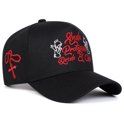 Unisex Hndo Protejido Letter Embroidery Casual Baseball Cap