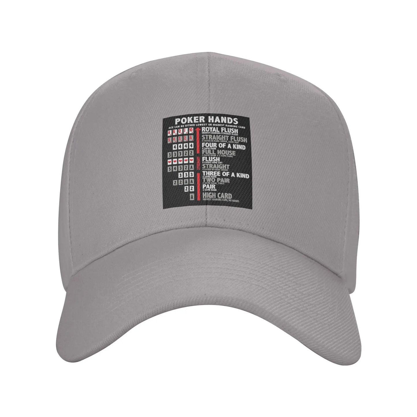 Poker Hands Streetwear Baseball Cap