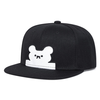Children Little Bear Embroidery Baseball Caps