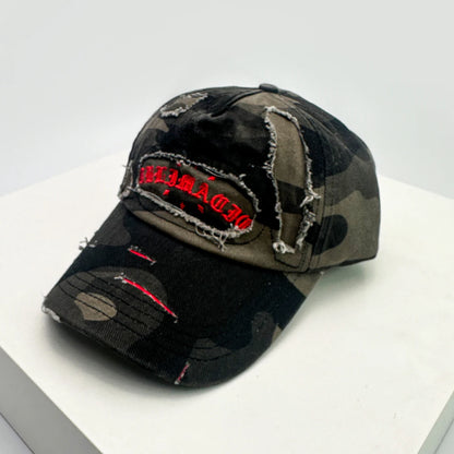 New Unisex Broken Style Sanskrit Embroidery Baseball Hat